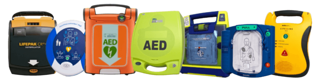 AED units from all major brands serviced by LifeSafe Services